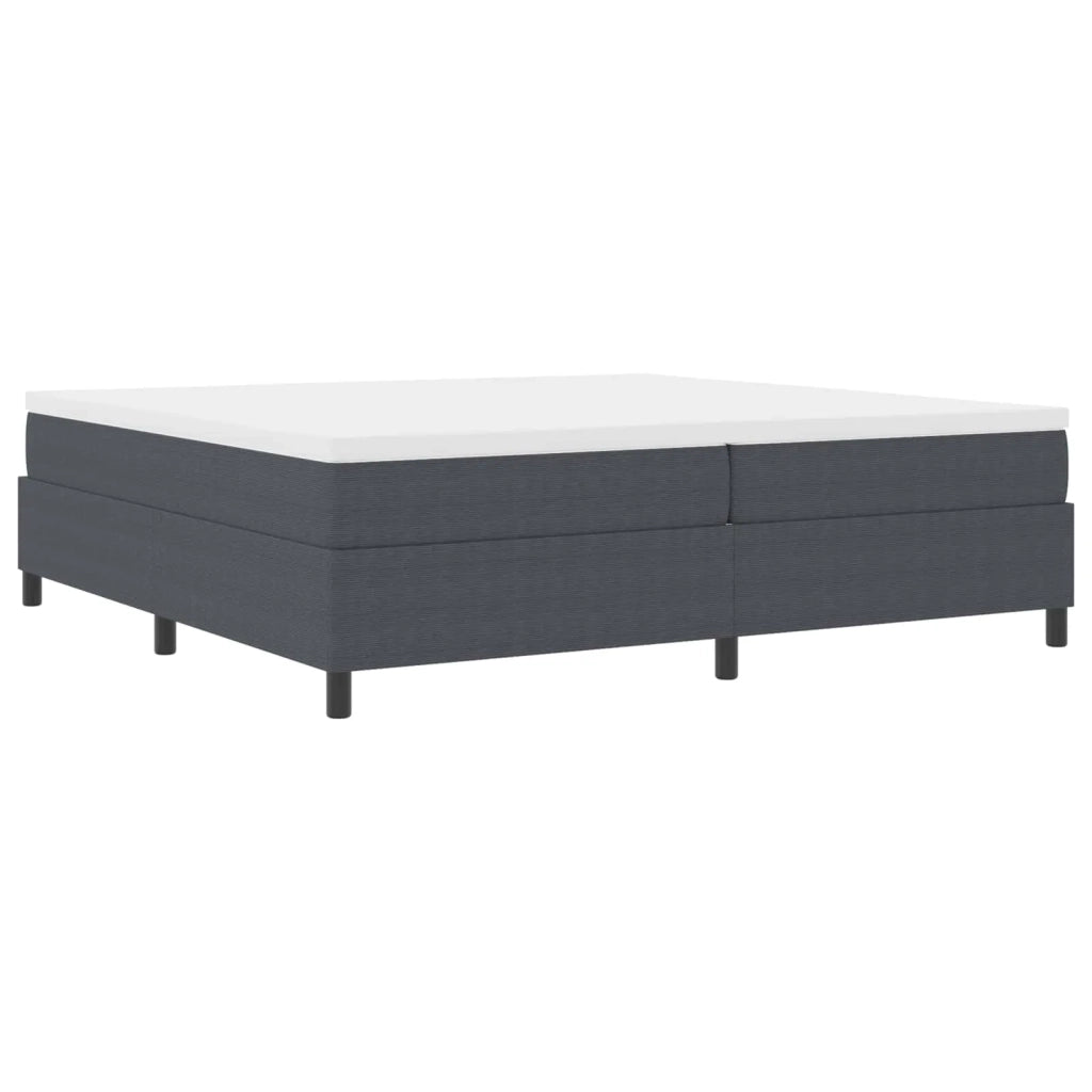 Struttura letto piattaforma-Giroletto-Rete del Letto Grigio scuro 200 x 200 cm