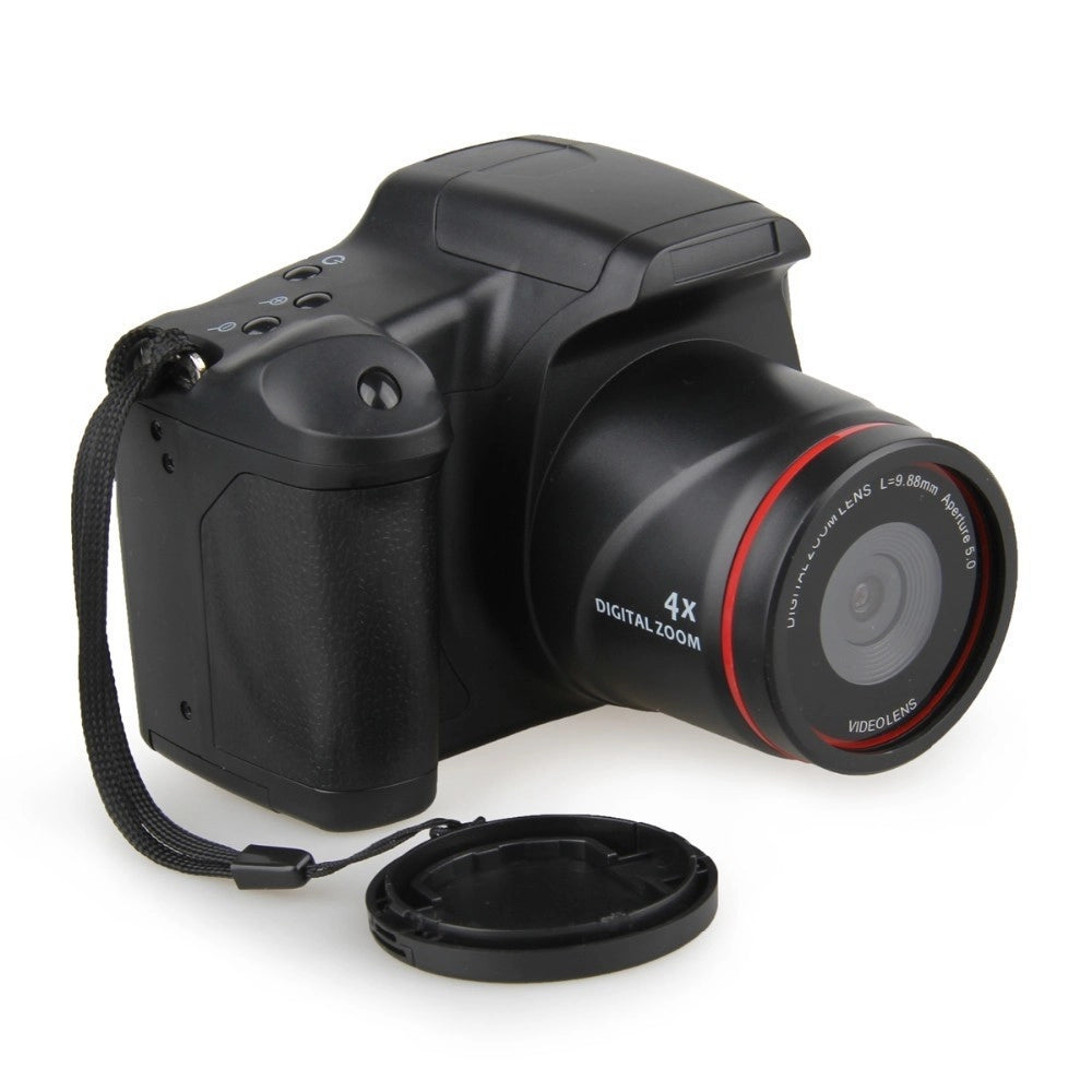 Trade Shop - Fotocamera Reflex Digitale Con Obiettivo Grandangolre Lente Ir Display 12 Mpx -