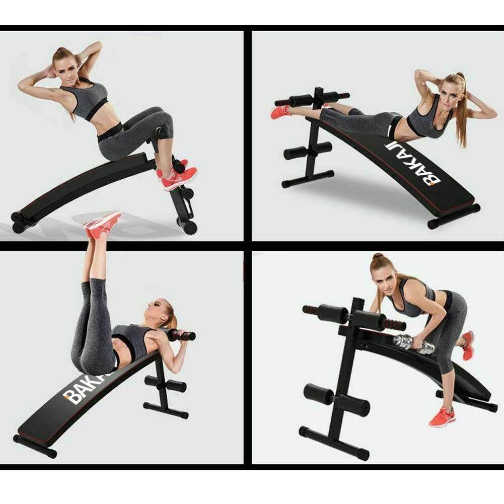 Panca Allenamento Addominali Pieghevole Regolabile Esercizi Palestra Fitness Cas