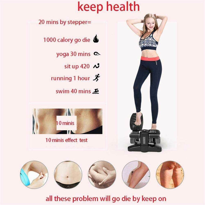 Stepper Allenamento Cardio Fitness Palestra Antiscivolo Movimento Verticale