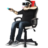 Sedia Poltrona Gaming Scrivania Ufficio Regolabile Girevole Direzionale Rosso