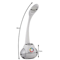 Lampada da Tavolo LED con Portapenne Controllo Touch con Luce Atmosfera RGB