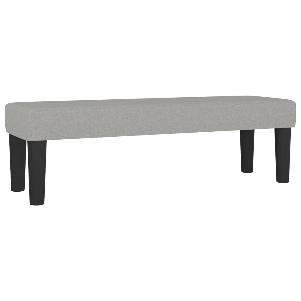 Giroletto a Molle con Materasso Grigio Chiaro 140x190cm Tessuto 3136669