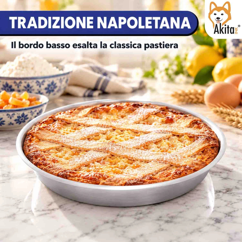 Akitaink 6 Pezzi Tortiera Conica Pastiera Alluminio 20 cm h 4 cm