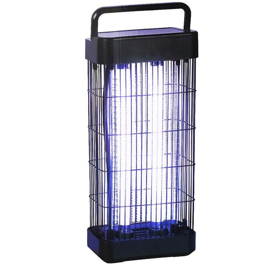 Zanzariera Elettrica Anti Zanzare Mosche 2 Lampade UV Elettroinsetticida Slim