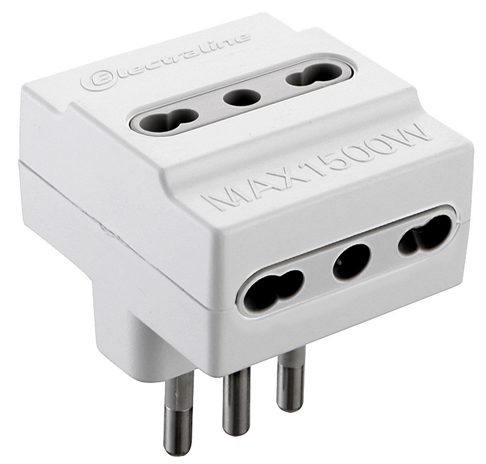 adattatore triplo 16a-3pr bipasso fig.10 bianco cod:ferx.36225