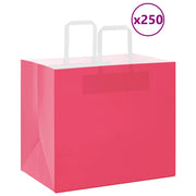Sacchetti di Carta 250 pz con Manici Rosa 32x22x28 cm