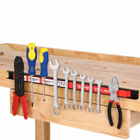 3pz Barra Magnetica Portautensili Supporto Porta Attrezzi Lavoro Coltelli 46cm