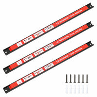3pz Barra Magnetica Portautensili Supporto Porta Attrezzi Lavoro Coltelli 46cm