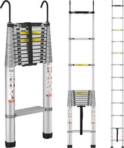 Scala Telescopica 4,59 metro - Scala con Serranda - 13,2 kg - Capacità di Carico 190 kg