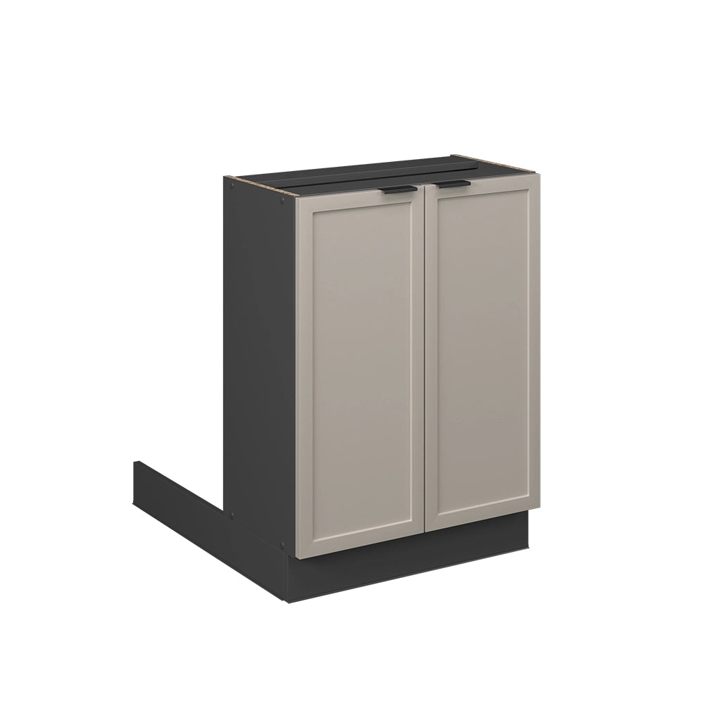 Vicco Isola cucina GrigioBeige 60 cm senza piano di lavoro