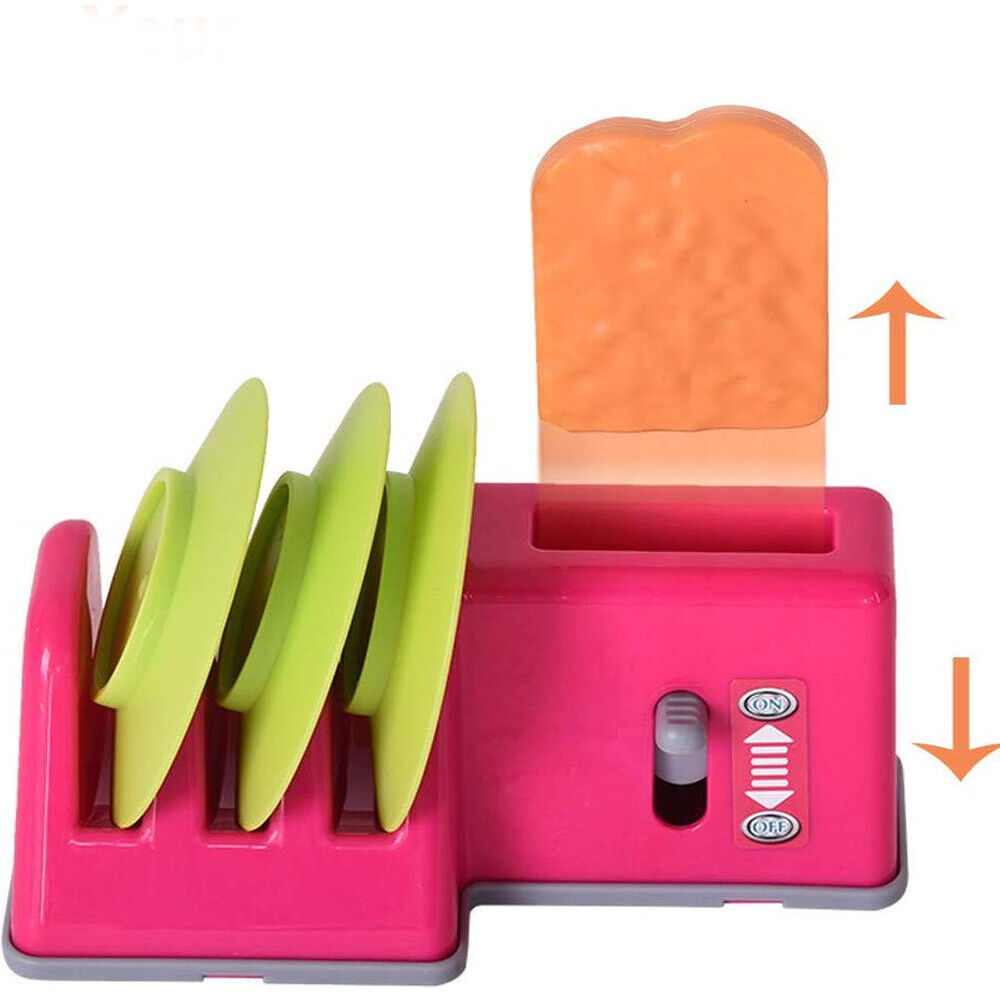 Cucina Giocattolo Bambini con Luci e Suoni 34 Accessori Gioco 87x78x29cm Rosa