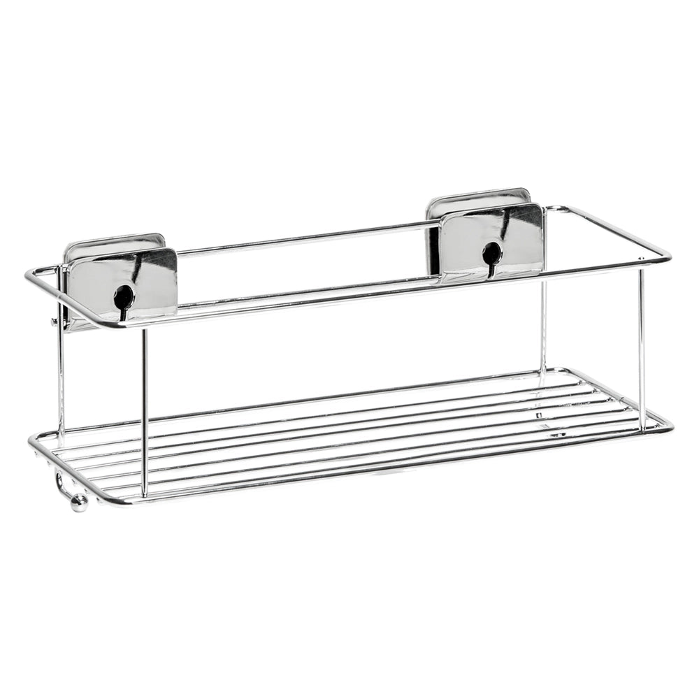 CESTELLO PER DOCCIA RIPIANO SINGOLO SERIE 'GRIP' cm 26 x 11,3 x h.12  - METAFORM