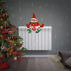 Copritermosifone Natalizio Forma Folletto con Scritta Joy Decorazione Natale