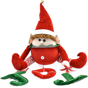 Copritermosifone Natalizio Forma Folletto con Scritta Joy Decorazione Natale