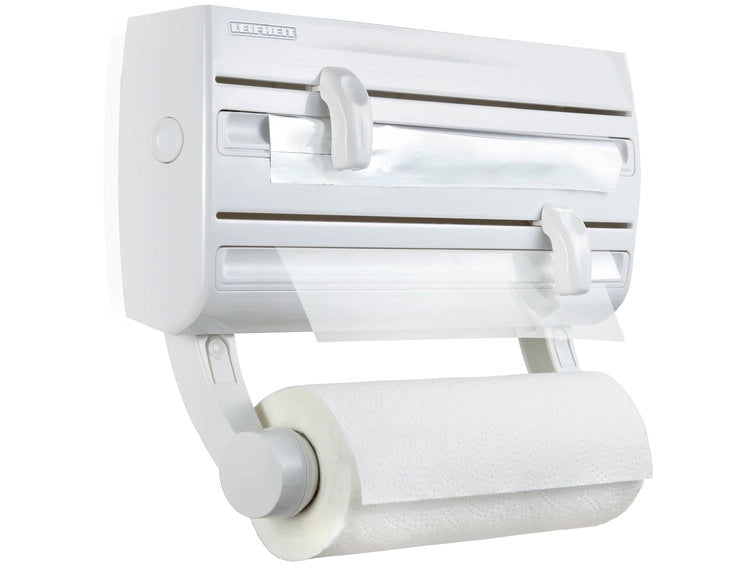 Portarotolo a Parete Pellicola Alluminio Carta Scottex Cucina Leifheit Parat F2