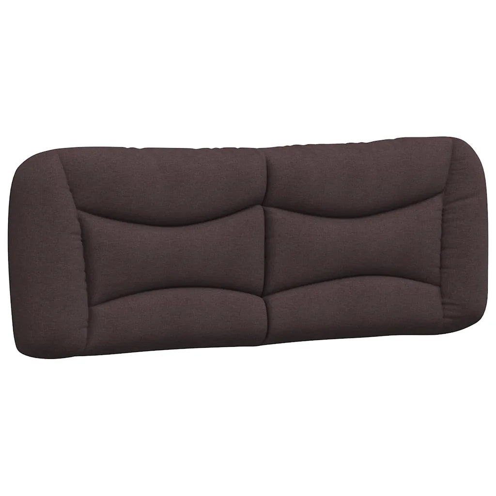 vidaXL Giroletto senza Materasso Marrone Scuro 140x190 cm Tessuto