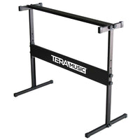 Tastiera Musicale Pianola Elettronica 61 Tasti Luminosi con Supporto e Sgabello