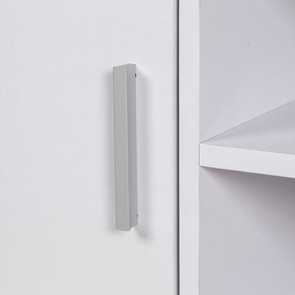 Mobile TV in Legno Mobiletto Televisione design Moderno Scomparti e Ante Bianco