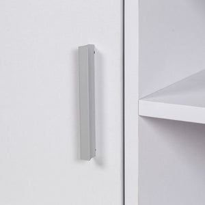 Mobile TV in Legno Mobiletto Televisione design Moderno Scomparti e Ante Bianco