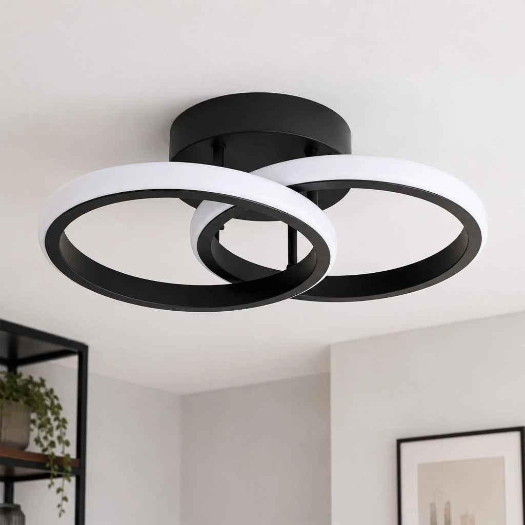 Lampada Da Soffitto A Led Lhj121-c Nera