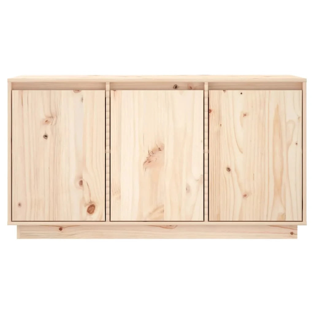 Buffet credenza cassettiera armadio mobile contenitore organizer per cucina soggiorno salotto 111 x 34 x 60 cm legno massello di pino marrone 02_0029522