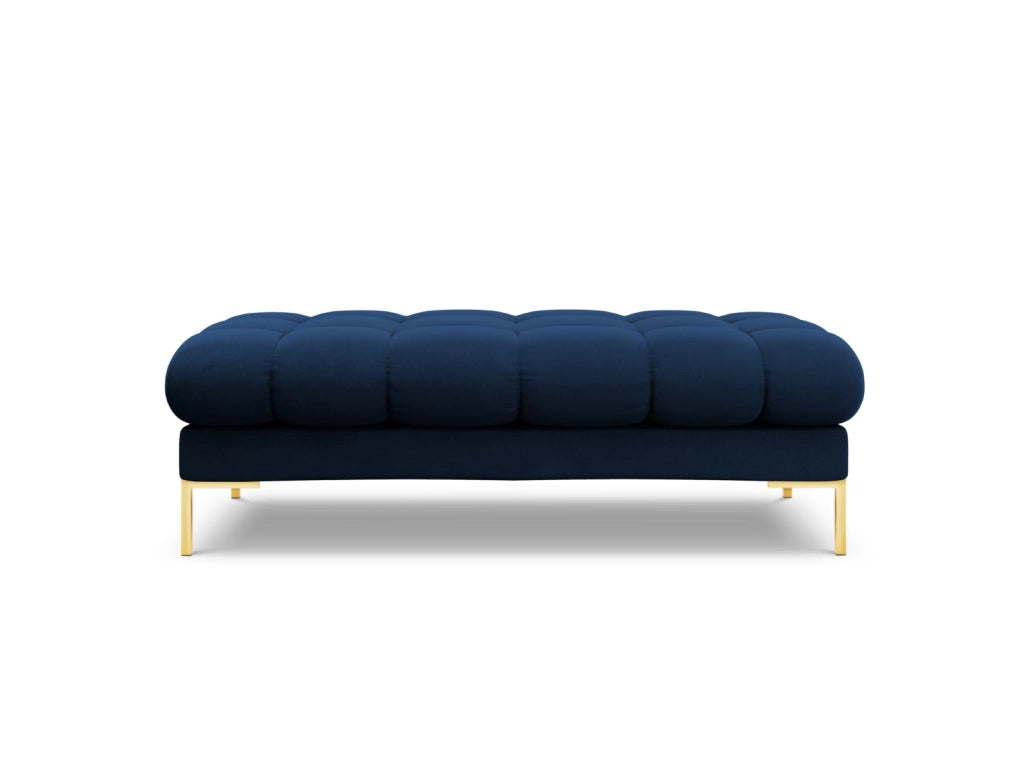 Cosmopolitan Design - Panca "Bali" 2 posti in velluto blu reale 
