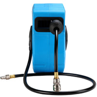 Avvolgitubo Aria Compressa con Tubo 10 Mt Attacco 1/4 Fissaggio a Parete Muro