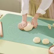 Mat di silicone grande con finitura antiaderente e bordo alto - Mat di lavoro multifunzionale per biscotti e macarons