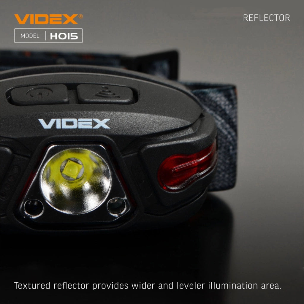 Torcia frontale Videx VLF-H015 ricaricabile 330lm 85m IP67