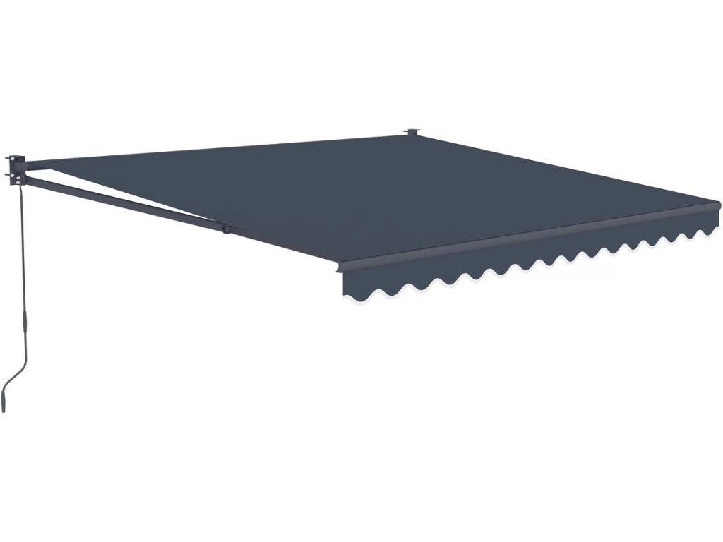2,5 x 3 m Tenda retrattile in alluminio "Ombra 3" - Grigio antracite