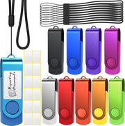Memoria USB 10 Stuks 16 GB Uflatore USB 2.0 Drive a Stilo 16 GB con Indicatore LED