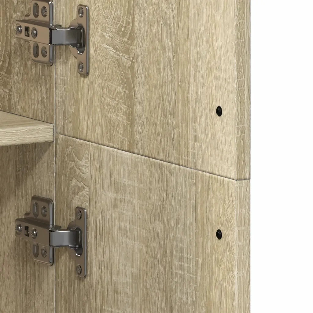 Credenza-Buffet-Armadio da cucina Rovere Sonoma 70x35x180 cm in Legno Multistrato