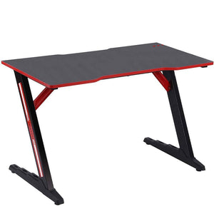 Scrivania Gaming Porta Pc Computer in Metallo e Legno MDF Tappetino Mouse Pad