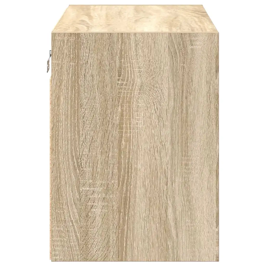 Pensili per Garage 2 pz Rovere Sonoma in Legno Multistrato 860648