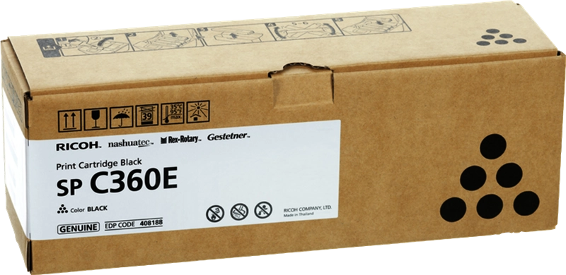 ORIGINAL Ricoh toner nero 408188 SP C360EBK ~2500 Seiten