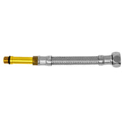 FLESSIBILE ACCIAIO INOX PER MONOCOMANDO PER DOCCETTA ESTRAIBILE F.3/8-CM 15   RUBINETTERIE EURORAMA S.P.A.