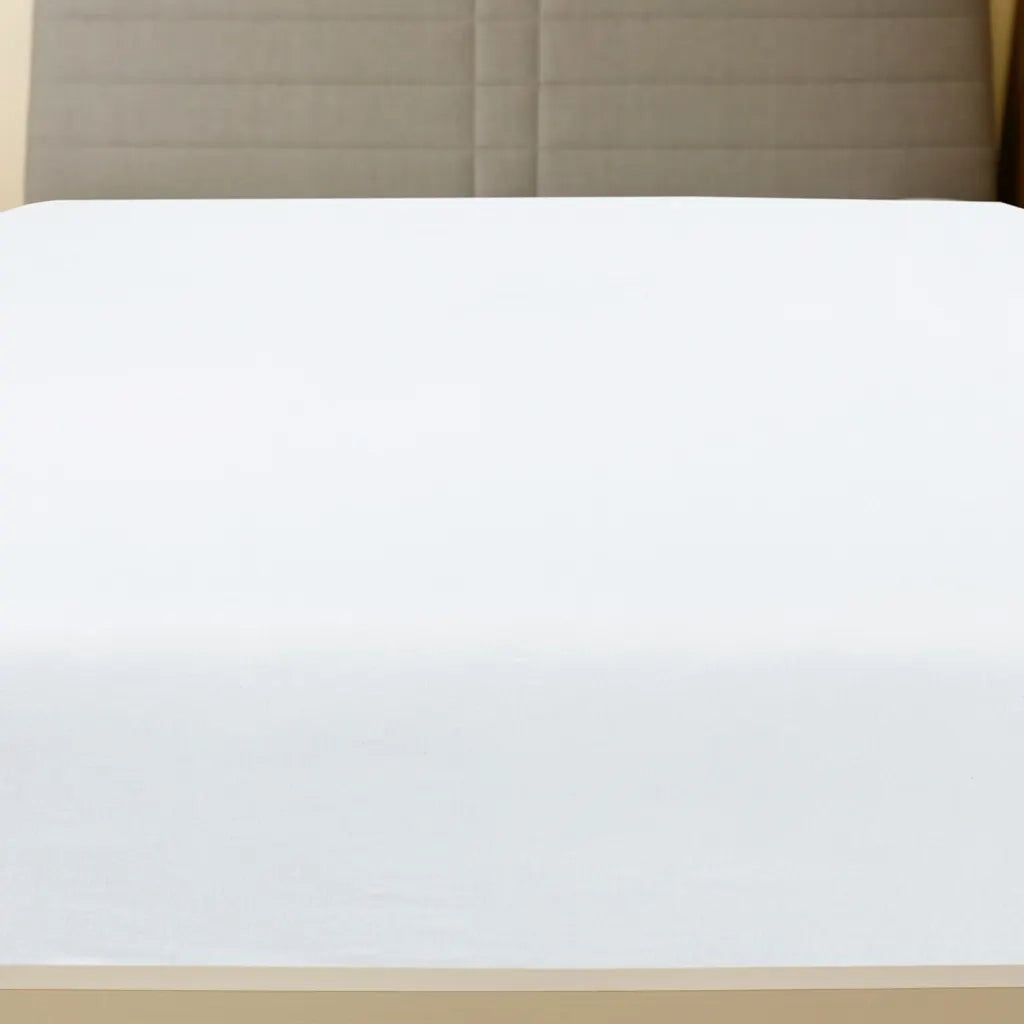 Lenzuolo con Angoli Jersey Bianco 160x200 cm Cotone CFW3452665