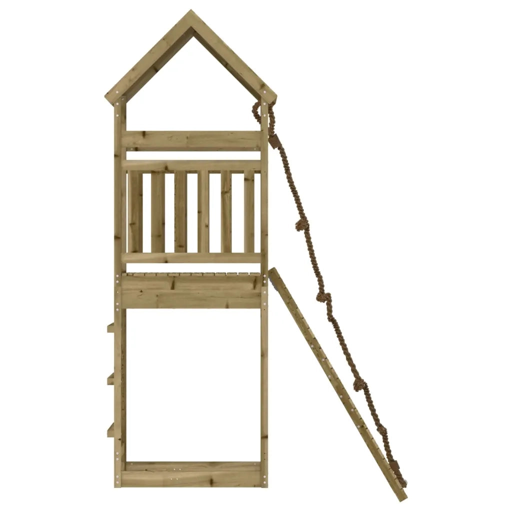 Casetta con Arrampicata in Legno di Pino Impregnato CFW8838542