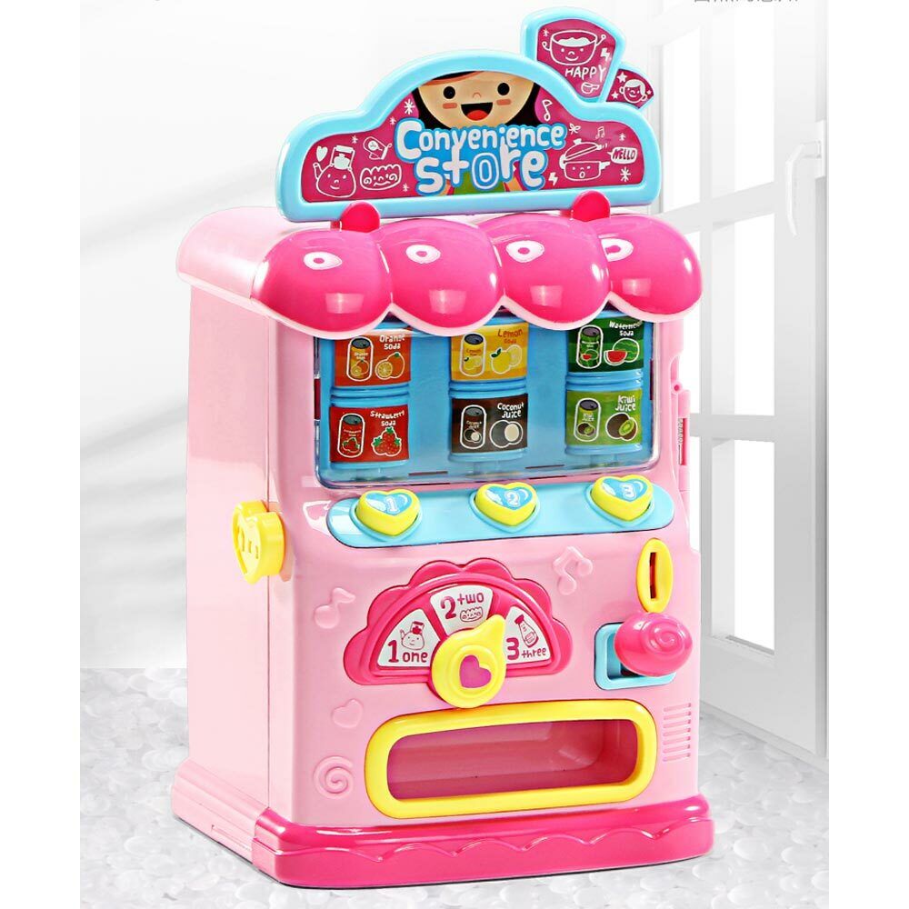 Distributore Dolci Playset Supermercato Giocattolo Bambini con Bambola Accessori