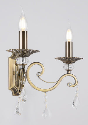 Lampada da parete Royal Classic in Metallo Grace Ottone