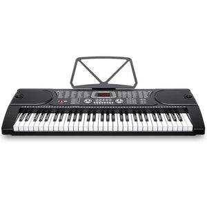Tastiera Musicale Pianola Elettronica 61 Tasti Pianoforte AUX MIcrofono