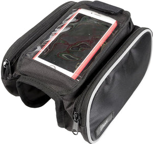 Borsa porta smartphone con tasche laterali universale bici