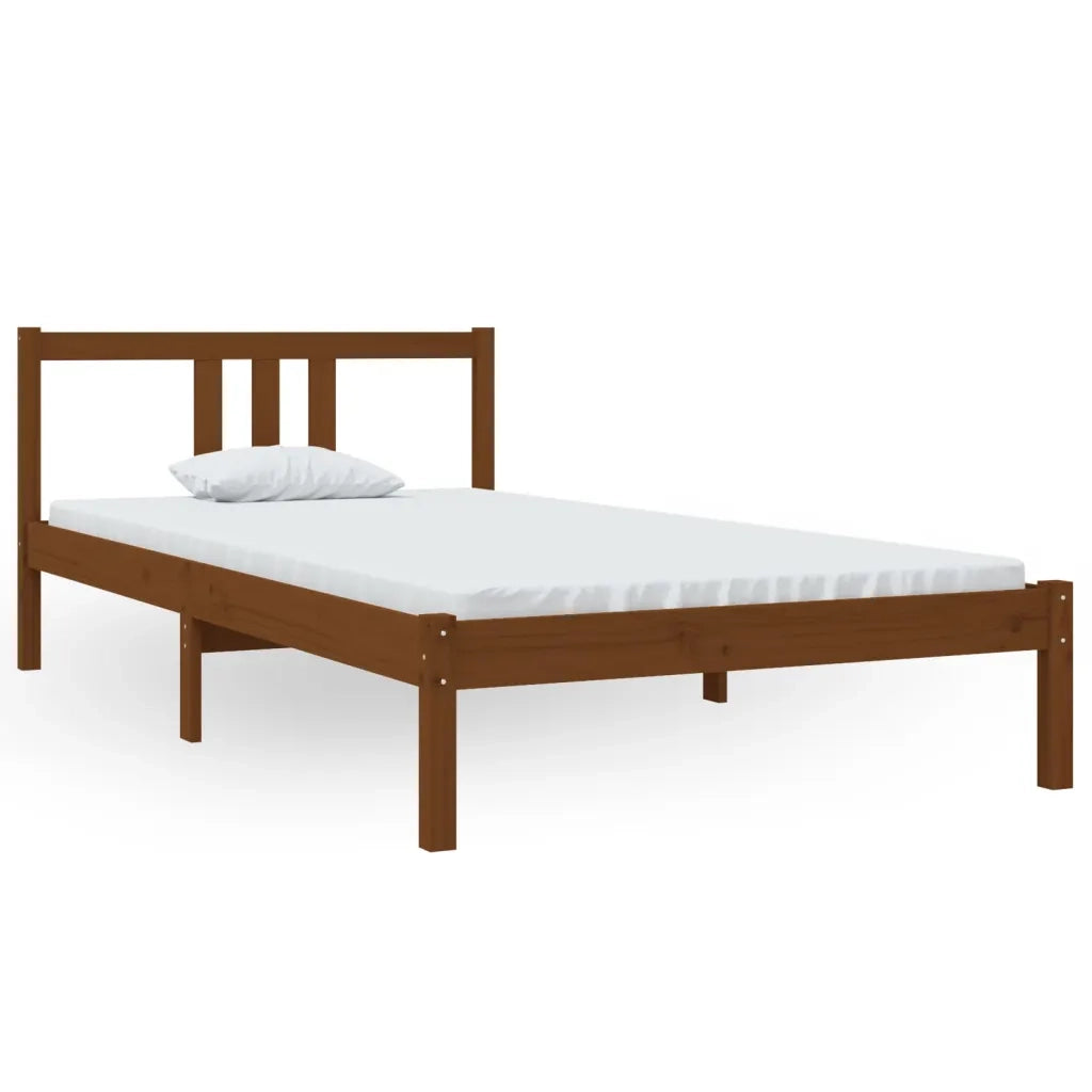 Giroletto senza Materasso Ambra in Legno Massello 100x200 cm 814877