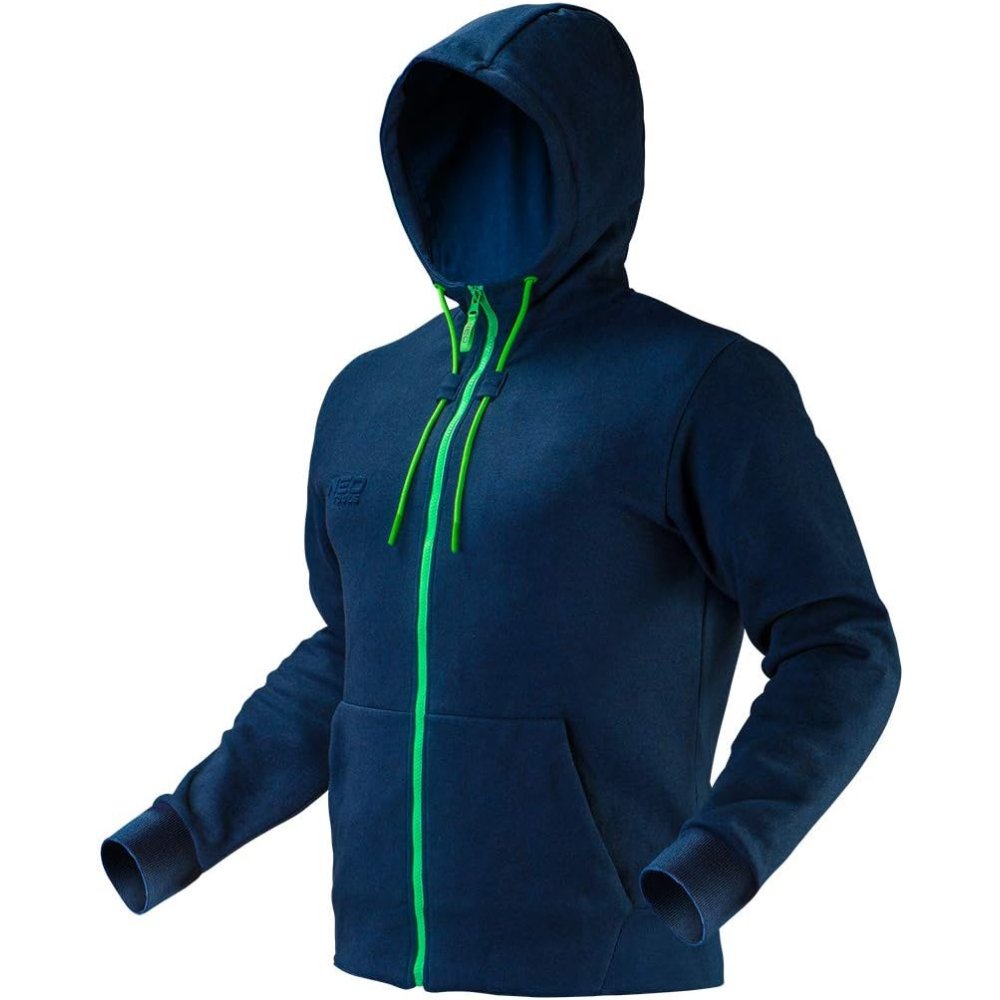 Topex 81-511-l felpa da lavoro c on cappuccio premium doppio stra