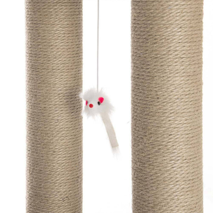 Tiragraffi Albero Rifugio Graffiatoio 1 Cuccia Coperta Casa Animali Gatti Felini