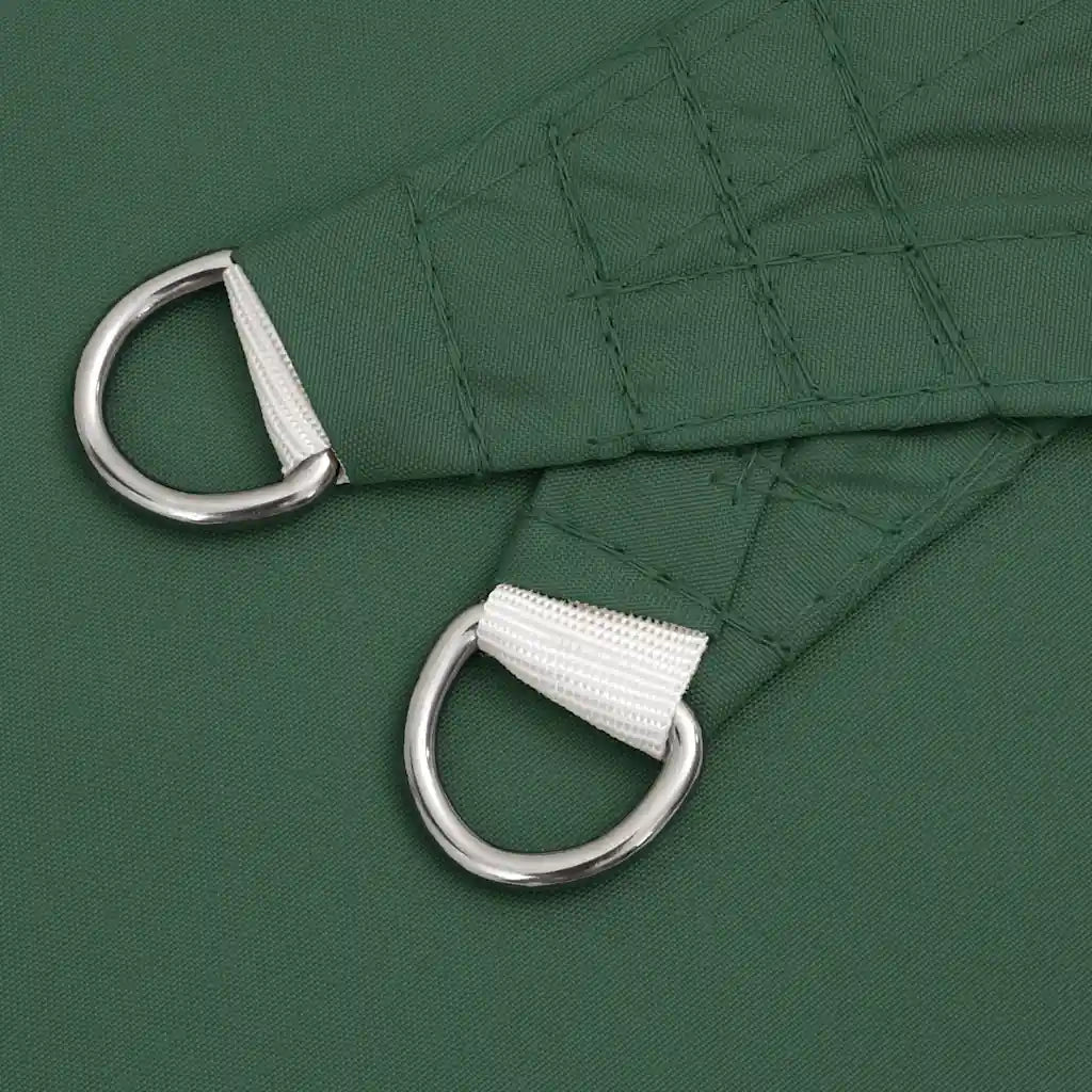 Vela Ombreggiante-Parasole a vela Tessuto Oxford Rettangolare 6x8 m Verde Scuro