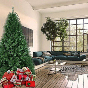 Albero Di Natale 180 Cm Pino Cuore D'oro Verde Folto 605 Rami Base A Croce