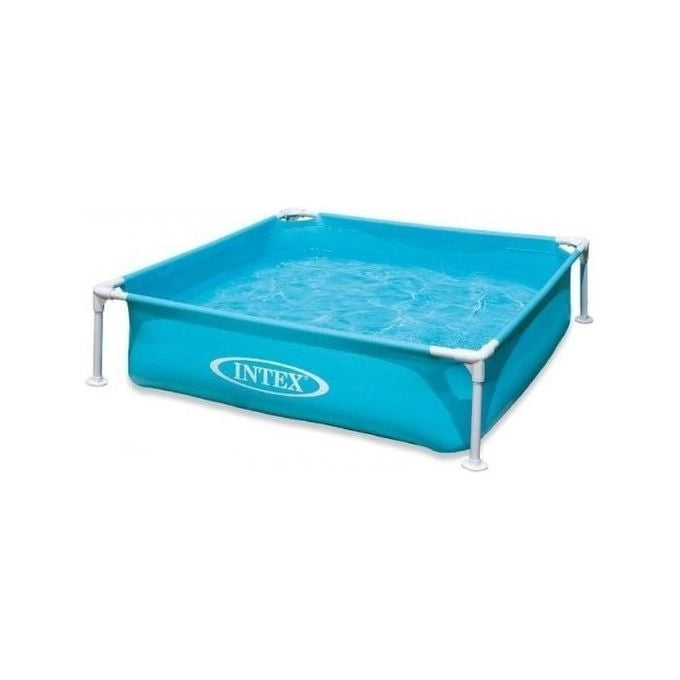 Intex Piscina Smontabile Mini Frame 122x122x30 cm Azzurra PVC 342 litri