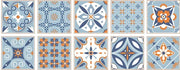 Set da parete autoadesivo 10 pezzi 10x10 cm decorazione per parete, tegoli autoadesivi per casa, acqua e olio resistenti, decorazione per soggiorno, cucina, bagno